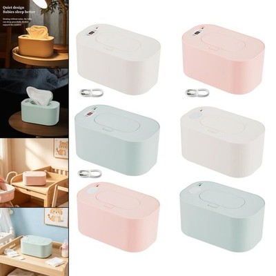 Wipe Warmer Easy to Use Portable USB Charging Infant Wipe Heating Box for Home