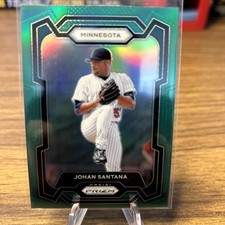 Johan Santana #34 Green Prizm - 2024 Panini Prizm