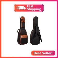 PPOPPO 39/40" Electric Guitar Bag, 0.5" Padded 300D Frosted Cloth Gig Bag