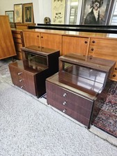 Coppia di comodini vintage anni