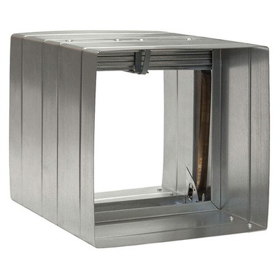 DAYTON 20CK20 Sleeved Fire Damper,Square,Steel 20CK20