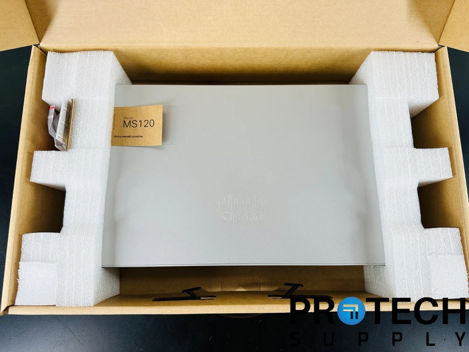 NEW - Unclaimed Cisco Meraki MS120-48-HW 48-Port PoE Managed Ethernet Switch - Image 2 of 4