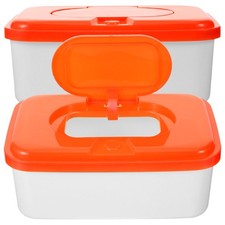 3 Count Baby Wipes Container Plastic Box of Cleaning Dispenser for Bathroom