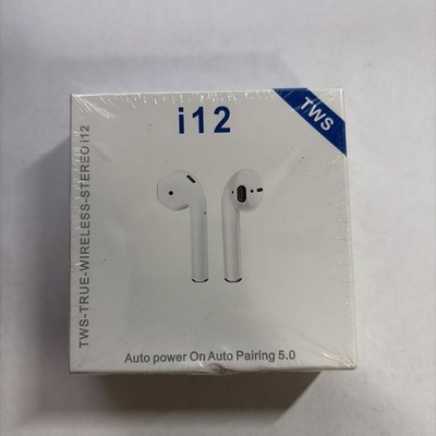 TWS-TRUE-WIRELESS-STEREO i12 EAR BUDS FOR AUTO PARING 5.0