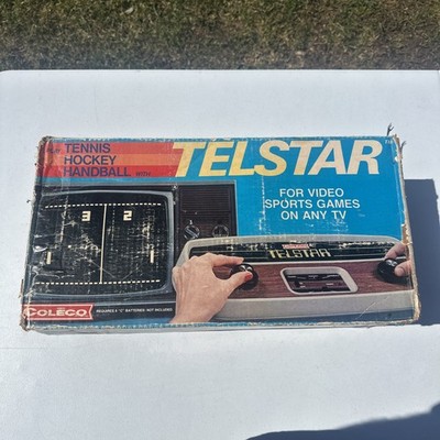 Coleco Telstar #6040 Console VTG 1970s Pong System Tennis Hockey W
