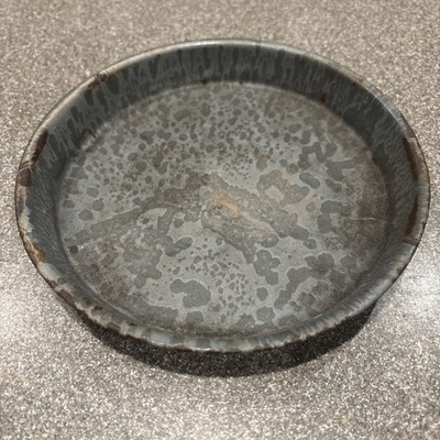 Vintage Enamelware Pie/Plate
