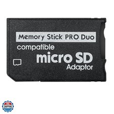 PSP Memory Stick Adapter, Micro SD/SDHC/SDXC to Memory Stick PRO Duo to Magic...