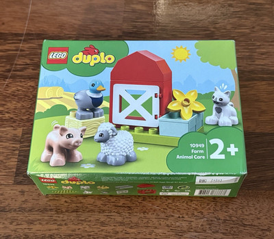 LEGO DUPLO Town 10949 Farm Animal Care 11 Teile mit Figuren ab 2+ NEU und OVP