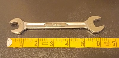 Snap-On VS1618 1/2'' -  9/16'' SAE Chrome Double Open End Wrench USA 1960's