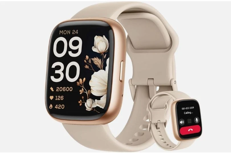 New Alexa Built-in, Smart Watch, Answer/Make Calls 44mm Smartwatch IP68, 1.83''