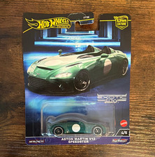 Hot Wheels Exotic Envy Aston Martin V12 Speedster 1:64 Green Unopened