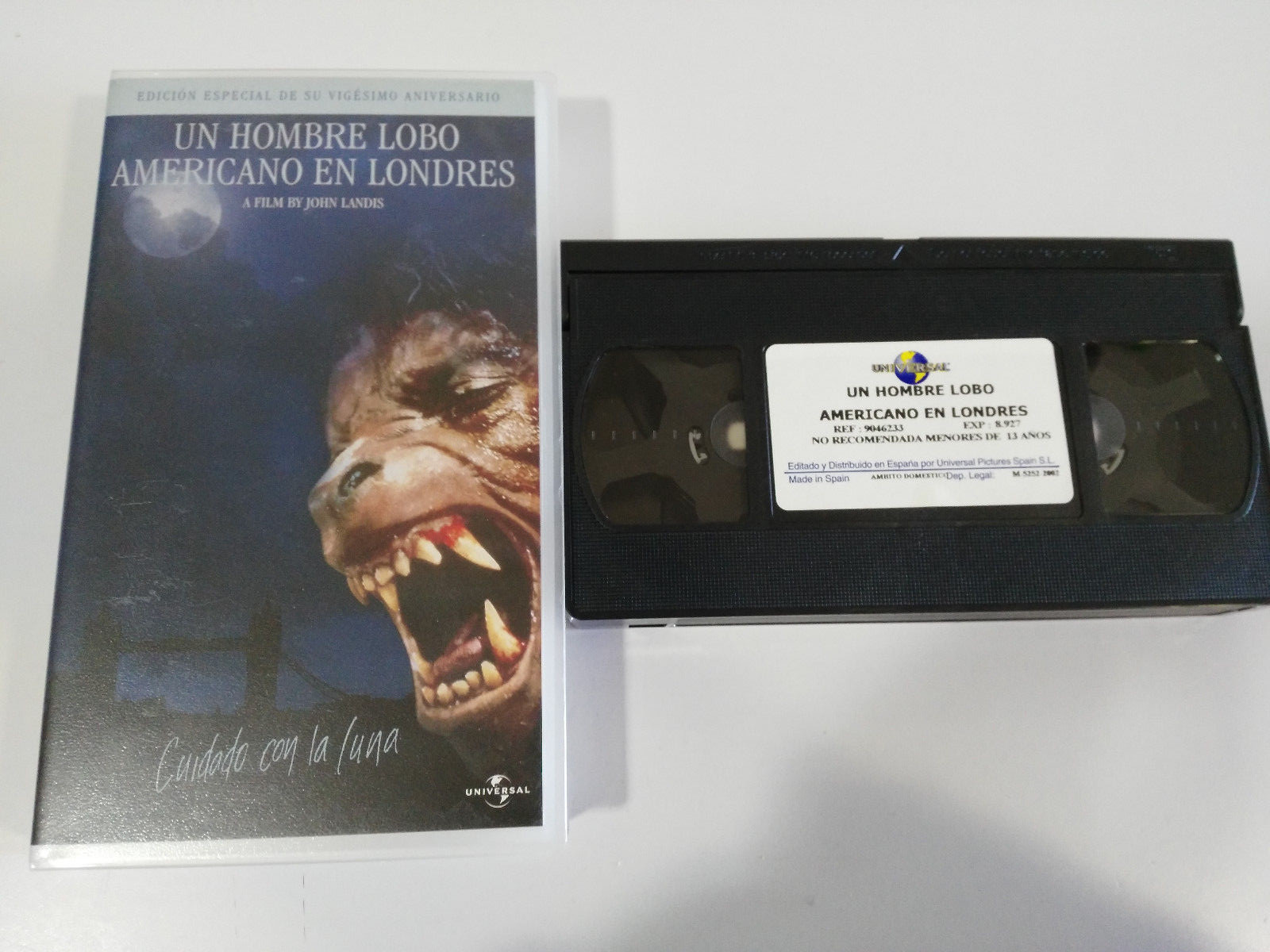 Un Hombre Lobo Americano En Londres John Landis Terror VHS Tape Español