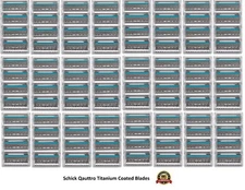Schick Quattro Titanium Razor Blades Trimmer Refills Diamond coated Cartridges 