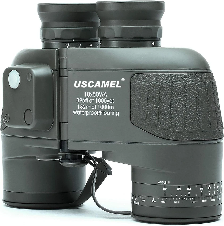10X50 Waterproof Marine Binoculars with Rangefinder Compass for Adventurers - Image 3 of 4