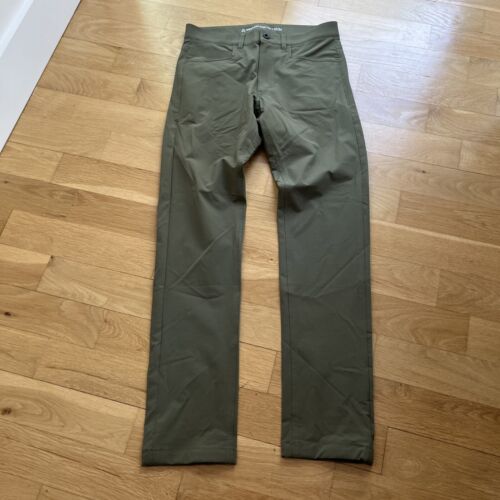 Western Rise Evolution Pants Mens 30 X 32 Gray Green Performance 5 Pocket