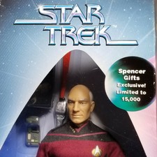 9" Captain Picard First Season Uni Spencer Excl Star Trek TNG Playmates MIB 97