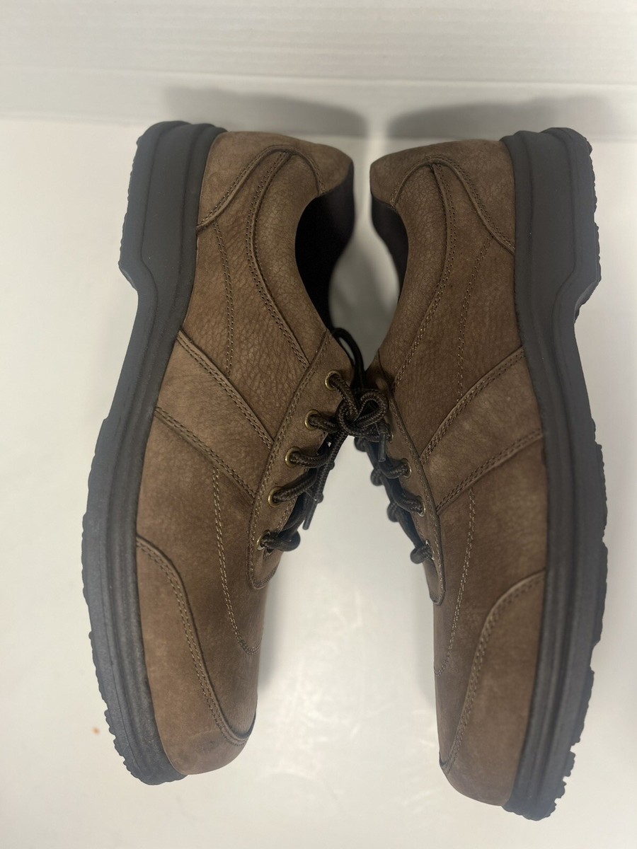 Cabela’s Leather Athletic Hiking Shoes Men’s 13 Brown Green Outdoor Trail Cabela main image 2