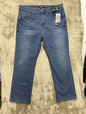 MBX Slim Stretch Jeans Mens Size 34x30 Cody Blue Denim Wear New Tags