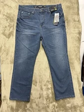 MBX Slim Stretch Jeans Mens Size 34x30 Cody Blue Denim Wear New Tags
