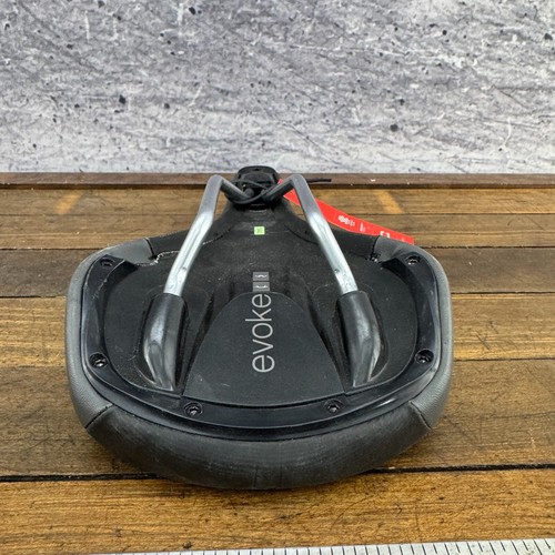 Bontrager Evoke Race Seat Black Saddle CRMO Rail Race Mountain Bike Road - Picture 10 of 18