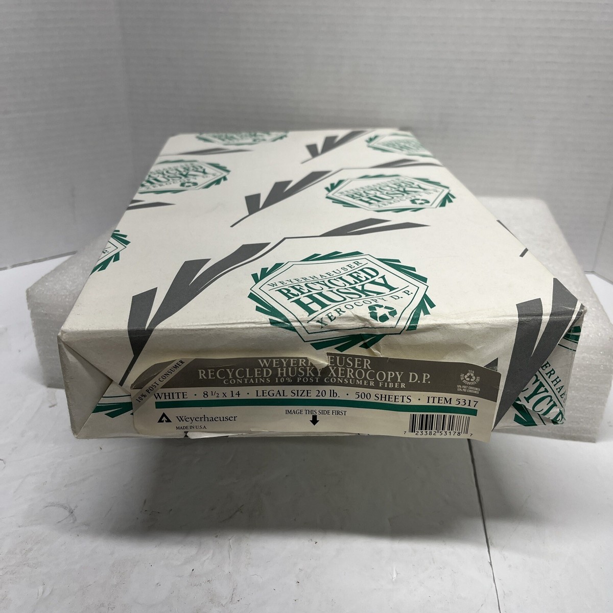 Weyerhaeuser Recycled Husky Xerox Copy Paper 8.5 X14 Legal Sz 20