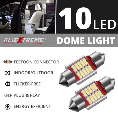 AllExtreme EX31SDW T10 LED Bulbs (2 Pack) – 5W, White, 10 SMD for Car & Bike. - Picture 4 of 4
