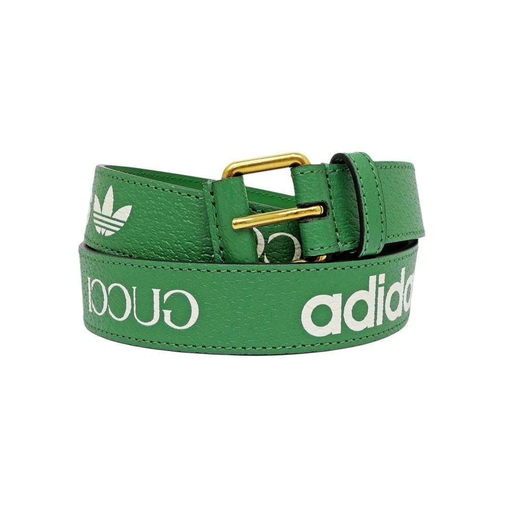 Ceinture Nagato Gucci X Adidas 702277 vert or support vert 95 cm accessoires