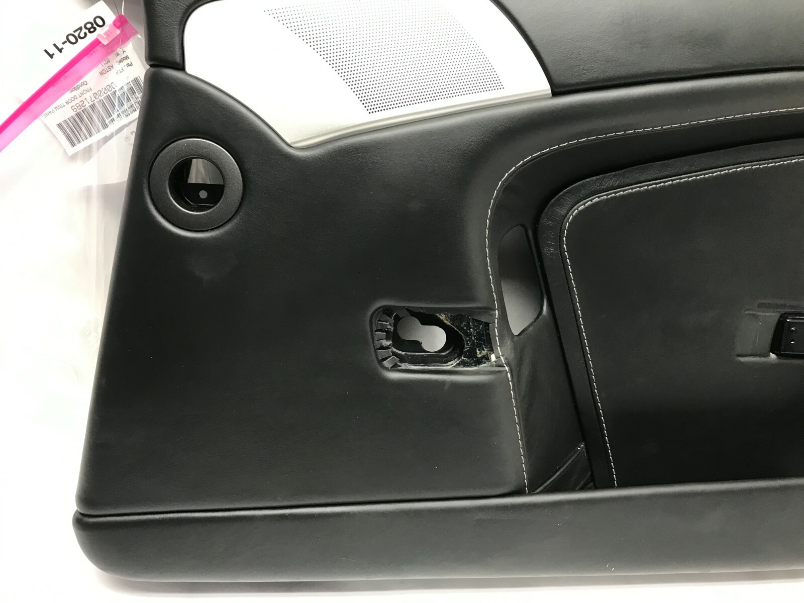 07-16 ASTON MARTIN V8 VANTAGE DOOR PANEL RIGHT RH PASSENGER OEM BLACK LEATHER 