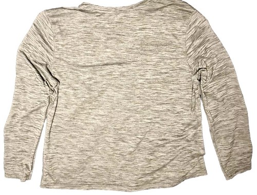 Athletic Works graues Langarm Trainingsshirt Polyester, Damen Gr. XXL/2XG (20)