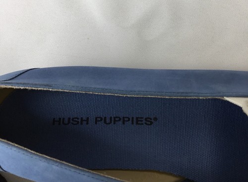HushPuppies New W/O Box Two Tone Suede Leather Slip On Loafers 8.5m shoes - Picture 4 of 5