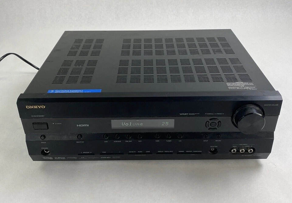 Onkyo Receiver HT-R667 For Parts or Repair - Image 2 of 4