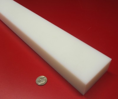 Hdpe White Bar 1.50'' Thick x 3.0'' Wide x 36'' Long