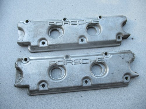 Porsche 911 Aluminum Upper Valve Covers 901 105 115 02 Set#16 C#63