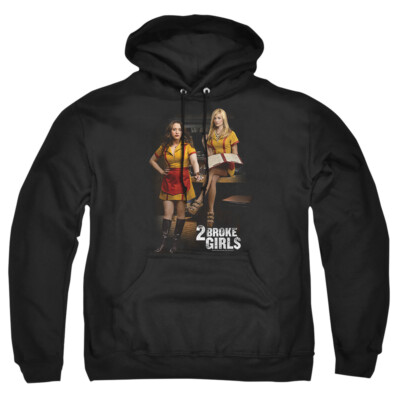 #ad 2 Broke Girls quot;Max amp; Carolinequot; Pullover Hoodie Sweatshirt or Long Sleeve Tee $37.61