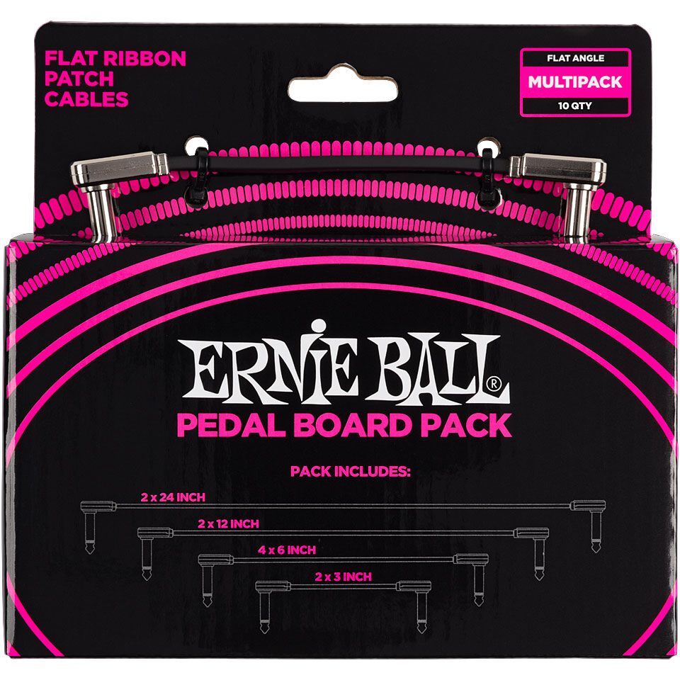 Патч-кабель Ernie Ball EB6224 с несколькими пакетами патч-кабеля NEU