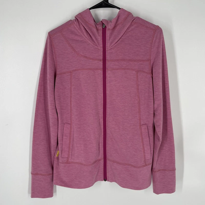 lole hooded full zip up cardigan jacket