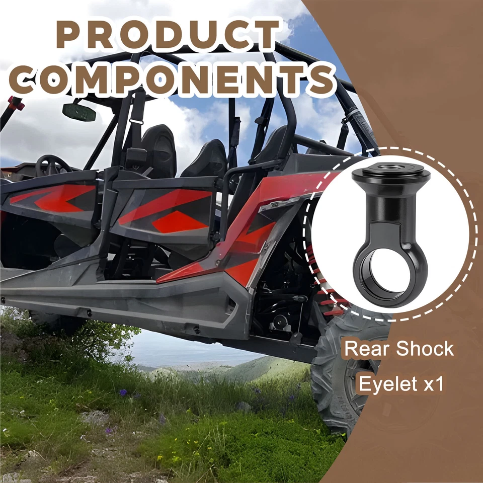 2016-2018 for Polaris RZR XP Turbo 4 Turbo 214-18503-2 Rear Shock Eyelet 1501174 - Imagem 4 de 4