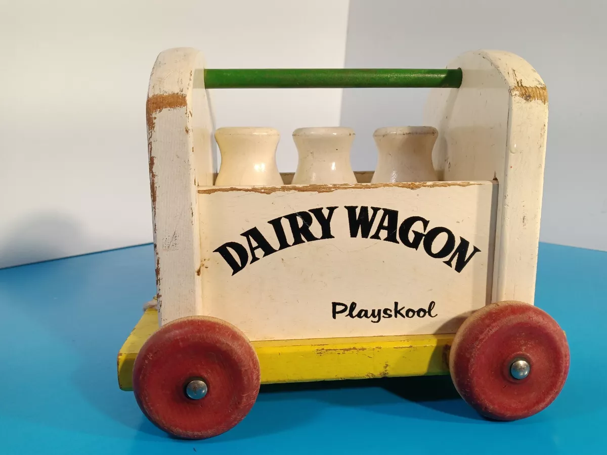 1950 s Playskool Dairy Wagon eBay