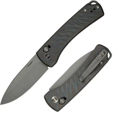 We Knife Co Ltd Nightblade Folding Knife 3" CPM-20CV Steel Blade Titanium Handle