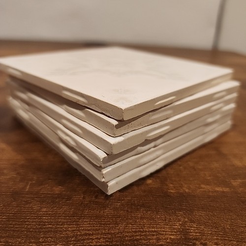 Vintage H &R Johnson Cristal Lot of 6 ceramic wall tiles NOS Made In England - Picture 2 of 12