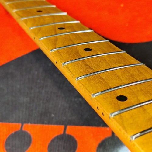 Roasted Maple Tele Neck fits Fender Telecaster body 50s style - Bild 5 von 9