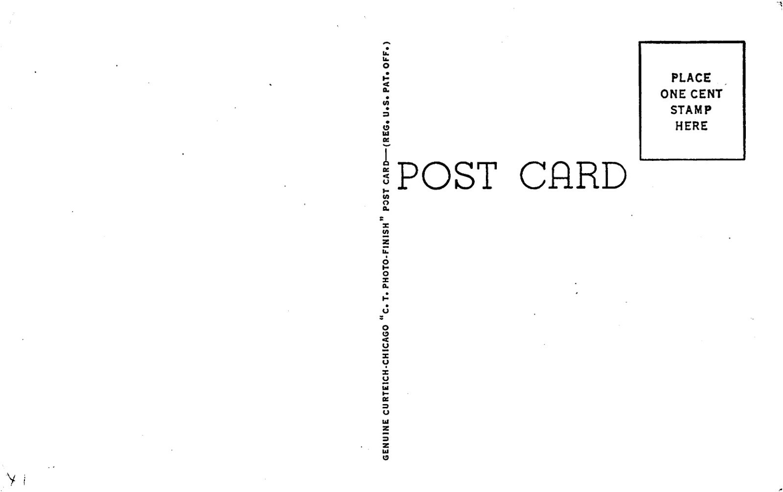 Burlington Post Office Vtg Cars Street Scene Burlington,NJ Vtg 1940's