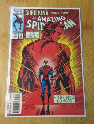 AMAZING SPIDER-MAN #392 (#50 Homage!) *Super Bright & Glossy!* (NM-/9.0)