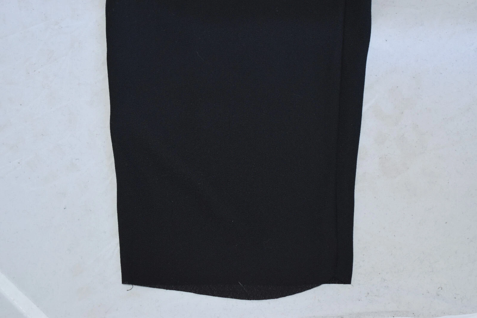 Pantaloni Acne Studios Contact Crepe neri in poliestere ritagliato donna EU38 M UK10