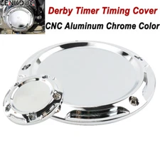 Chrome Engine Derby Timer Timing Cover For Harley Dyna Street Road Glide Softail