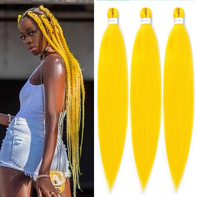 26 Zoll Pre Stretched Braiding Hair Extensions - 3 Packs Kunsthaar Zöpfe