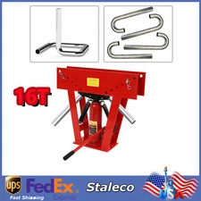 16T Hydraulic Pipe Tube Bender Tool Manual Heavy-Duty Pipe Bending Machine