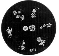 LIBERA SELEZIONE 16 stencil nail art stampaggio raschietto timbro unghie NUOVO - Foto 17 di 18