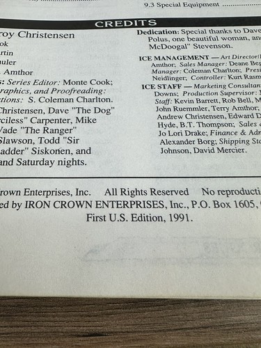 ICE Rolemaster Heroes and Rogues #1420 Shadow World 1st Edition Rare - Picture 19 of 19