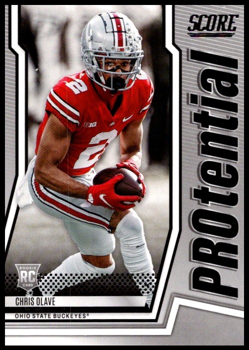2022 Chris Olave Score PROtential FOOTBALL #P-CO Ohio State Buckeyes